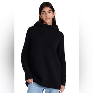 Free People Black Cowl Neck Sweater XS